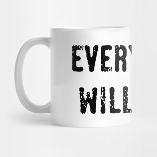 Every Wall Will Fall! (Black) Mug